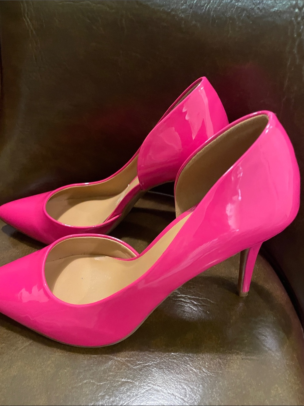 Jessica Simpson Hot Pink Heels - Picture 3 of 7